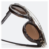 Kuboraum - Mask L1 - Tortoise - L1 TS AI - Artisanal Instinct - Sunglasses - Kuboraum Eyewear