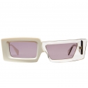 Kuboraum - Mask X11 - White & Smoke - X11 MIK - Sunglasses - Kuboraum Eyewear