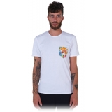 Poggianti 1985 - T-Shirt Cotone 853-01 White - Handmade in Italy - New Luxury Exclusive Collection