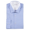 Poggianti 1985 - Camicia Classica con Inserti Bianchi - Handmade in Italy - New Luxury Exclusive Collection