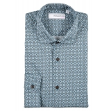 Poggianti 1985 - Fancy French Collar Shirt - Handmade in Italy - New Luxury Exclusive Collection