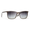 Chanel - Occhiali da Sole Quadrati - Grigio - Chanel Eyewear
