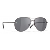 Chanel - Occhiali da Sole Pilota - Marrone Grigio - Chanel Eyewear