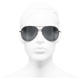 Chanel - Pilot Sunglasses - Brown Gray - Chanel Eyewear