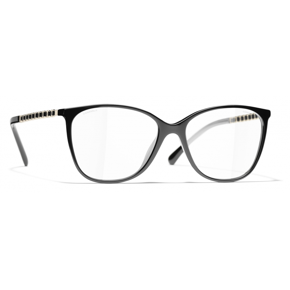 Chanel - Square Sunglasses - Black Gold - Chanel Eyewear - Avvenice