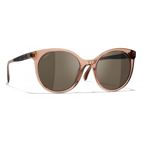 Chanel - Occhiali da Sole Pantos - Marrone - Chanel Eyewear