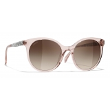 Chanel - Pantos Sunglasses - Pink Brown - Chanel Eyewear