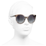 Chanel - Pantos Sunglasses - Gray - Chanel Eyewear