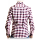 Poggianti 1985 - Checked Flannel Shirt - Handmade in Italy - New Luxury Exclusive Collection