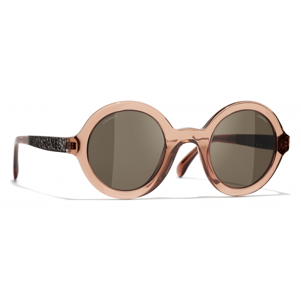 Chanel - Round Sunglasses - Brown - Chanel Eyewear - Avvenice