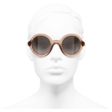 Chanel - Occhiali da Sole Rotondi - Marrone - Chanel Eyewear