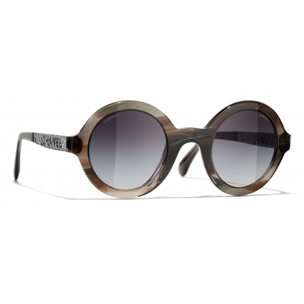 Chanel - Round Sunglasses - Gray - Chanel Eyewear