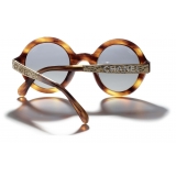 Chanel - Occhiali da Sole Rotondi - Tartaruga Grigio - Chanel Eyewear