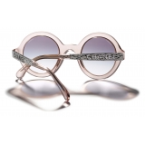 Chanel - Occhiali da Sole Rotondi - Rosa Grigio - Chanel Eyewear