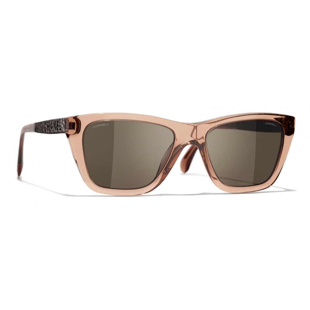 Chanel - Rectangular Sunglasses - Black Gray Gradient - Chanel Eyewear -  Avvenice
