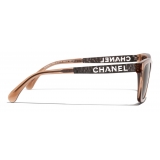 Chanel - Rectangular Sunglasses - Brown - Chanel Eyewear