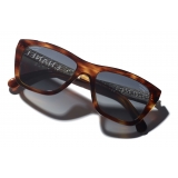 Chanel - Rectangular Sunglasses - Tortoise Gray - Chanel Eyewear