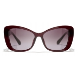 Chanel - Butterfly Sunglasses - Dark Red - Chanel Eyewear