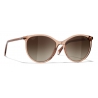 Chanel - Pantos Sunglasses - Brown - Chanel Eyewear