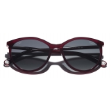 Chanel - Pantos Sunglasses - Red Gray - Chanel Eyewear