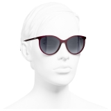 Chanel - Occhiali da Sole Pantos - Rosso Grigio - Chanel Eyewear