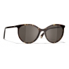 Chanel - Occhiali da Sole Pantos - Tartaruga Scuro Marrone - Chanel Eyewear