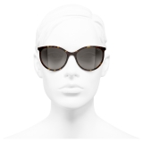 Chanel - Pantos Sunglasses - Dark Tortoise Brown - Chanel Eyewear