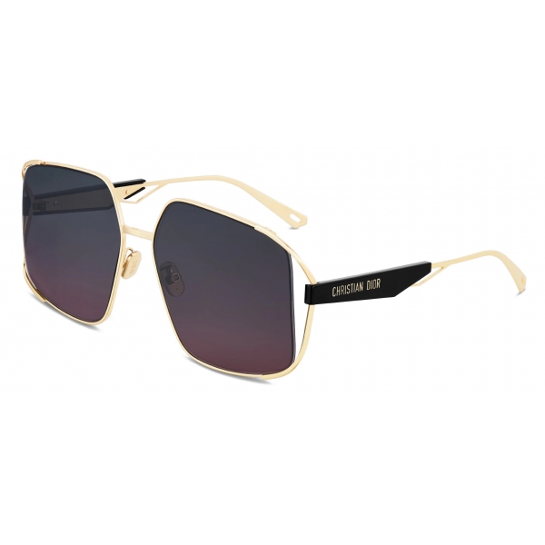 Dior - Sunglasses - ArchiDior S1U - Gold Black Burgundy - Dior Eyewear