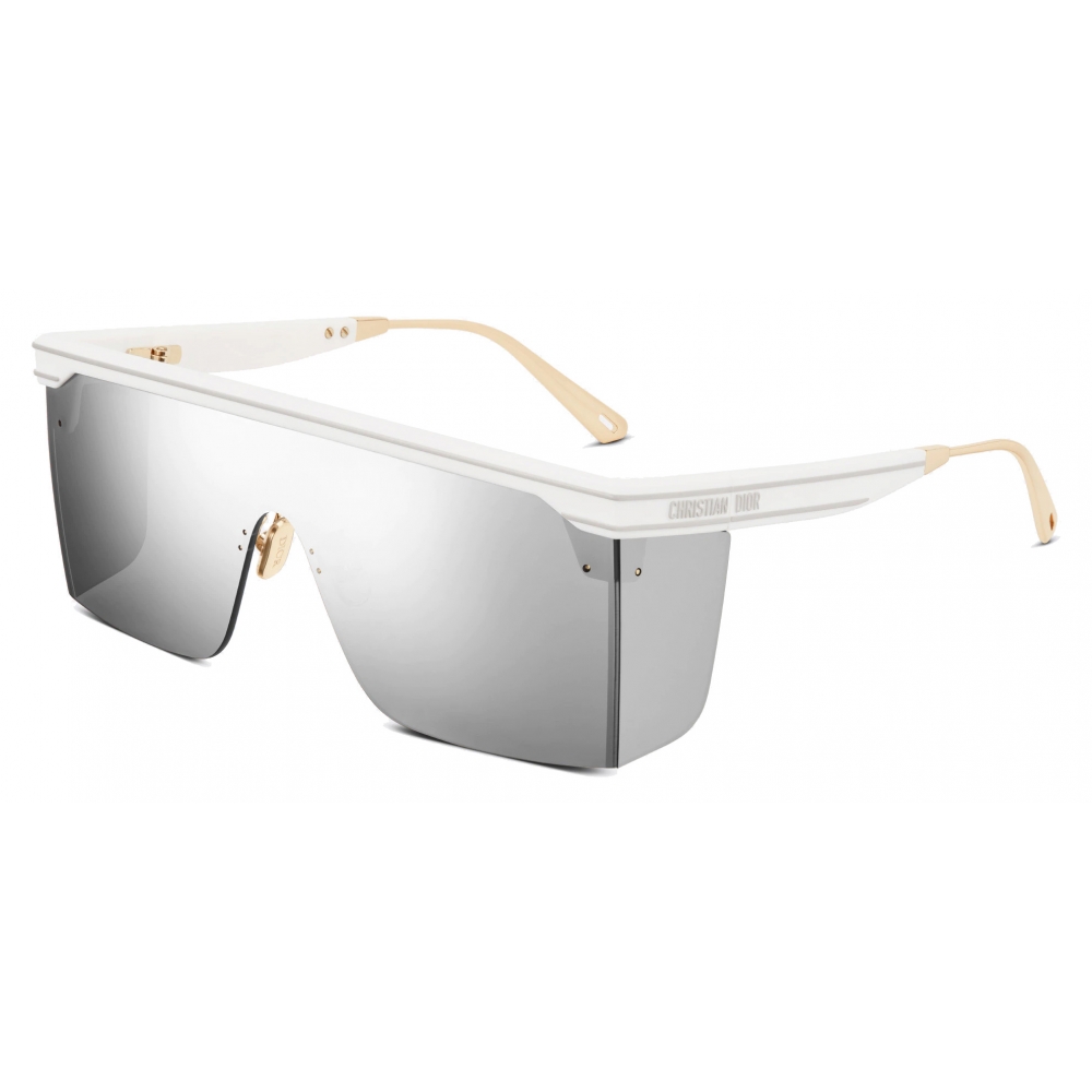 Dior - Sunglasses - DiorClub M1U - White Silver - Dior Eyewear