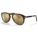 Persol - 714 Steve McQueen - Original - Havana / 24k Gold Plated - PO0714SM 24/AM 54-21 - Sunglasses - Persol Eyewear