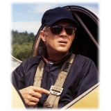 Persol - 714 Steve McQueen - Original - Black / Polarized Dark Black - PO0714SM 95 48 54-21 - Sunglasses - Persol Eyewear