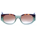 David Marc - JACQUELINE 238 - GREEN - Sunglasses - Handmade in Italy - David Marc Eyewear