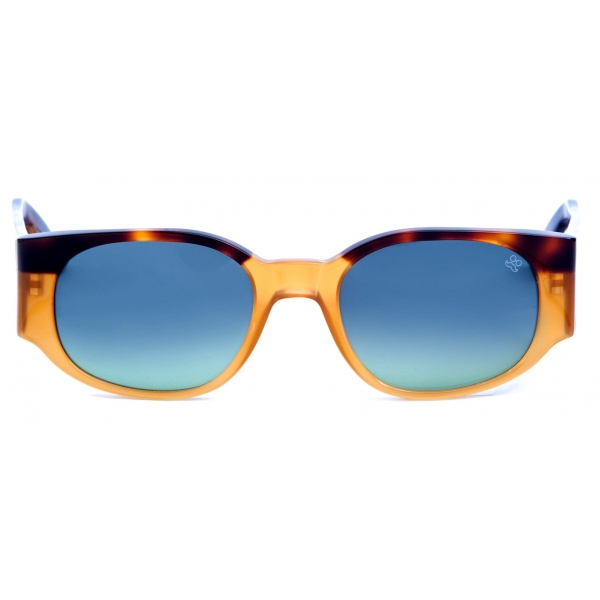 David Marc -  JACQUELINE 238 – M76 - Gold Havana - Sunglasses - Handmade in Italy - David Marc Eyewear