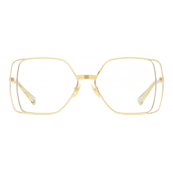 Gucci - Occhiali da Sole Rettangolari - Oro Giallo - Gucci Eyewear