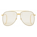 Gucci - Occhiali da Sole Aviator - Oro Giallo - Gucci Eyewear