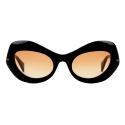 Gucci - Cat-Eye Sunglasses - Black Orange - Gucci Eyewear