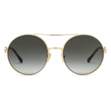 Gucci - Round Sunglasses - Gold Gray - Gucci Eyewear