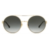 Gucci - Occhiali da Sole Rotondi - Oro Grigio - Gucci Eyewear