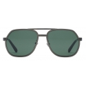 Gucci - Navigator Sunglasses - Ruthenium Green - Gucci Eyewear