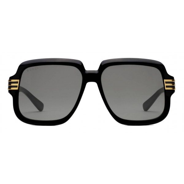 Gucci - Square Sunglasses - Black Brown - Gucci Eyewear