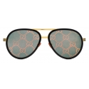 Gucci - Occhiali da Sole Aviator - Oro Giallo Rosa - Gucci Eyewear