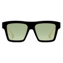 Gucci - Occhiali da Sole Quadrati - Nero Verde - Gucci Eyewear