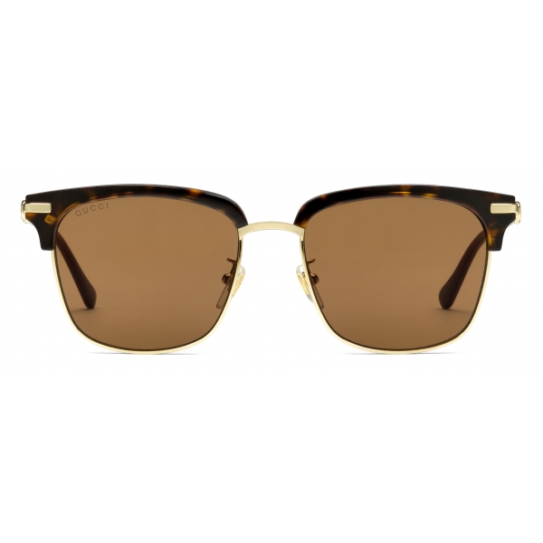Gucci - Square Sunglasses - Tortoiseshell Brown - Gucci Eyewear