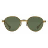 Gucci - Round Sunglasses - Gold Green - Gucci Eyewear