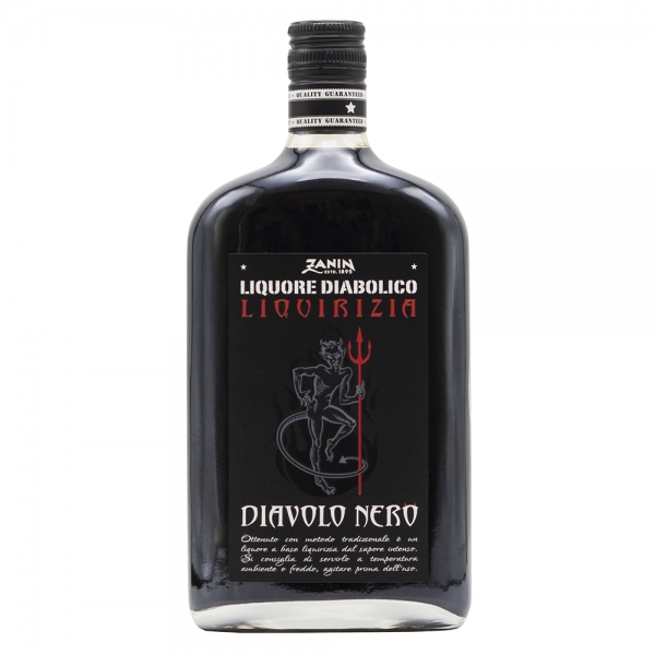Zanin 1895 - Diavolo Nero Liquore - Made in Italy - 25 % vol. - Spirit of Excellence