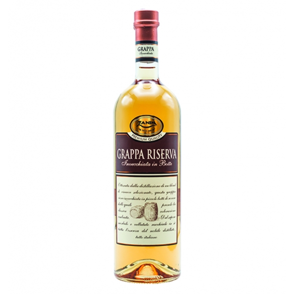 Zanin 1895 - Grappa Riserva Gold Selection - Made in Italy - 40 % vol. - Spirit of Excellence