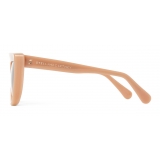 Stella McCartney - Cat-Eye Sunglasses - Shiny Milky Nude - Sunglasses - Stella McCartney Eyewear