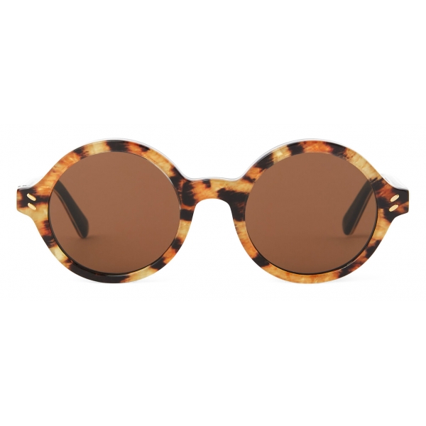 Stella McCartney - Round Sunglasses - Leopard - Sunglasses - Stella McCartney Eyewear