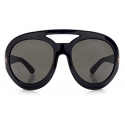 Tom Ford - Serena Round Oversized Sunglasses - Black - FT0886 - Sunglasses - Tom Ford Eyewear