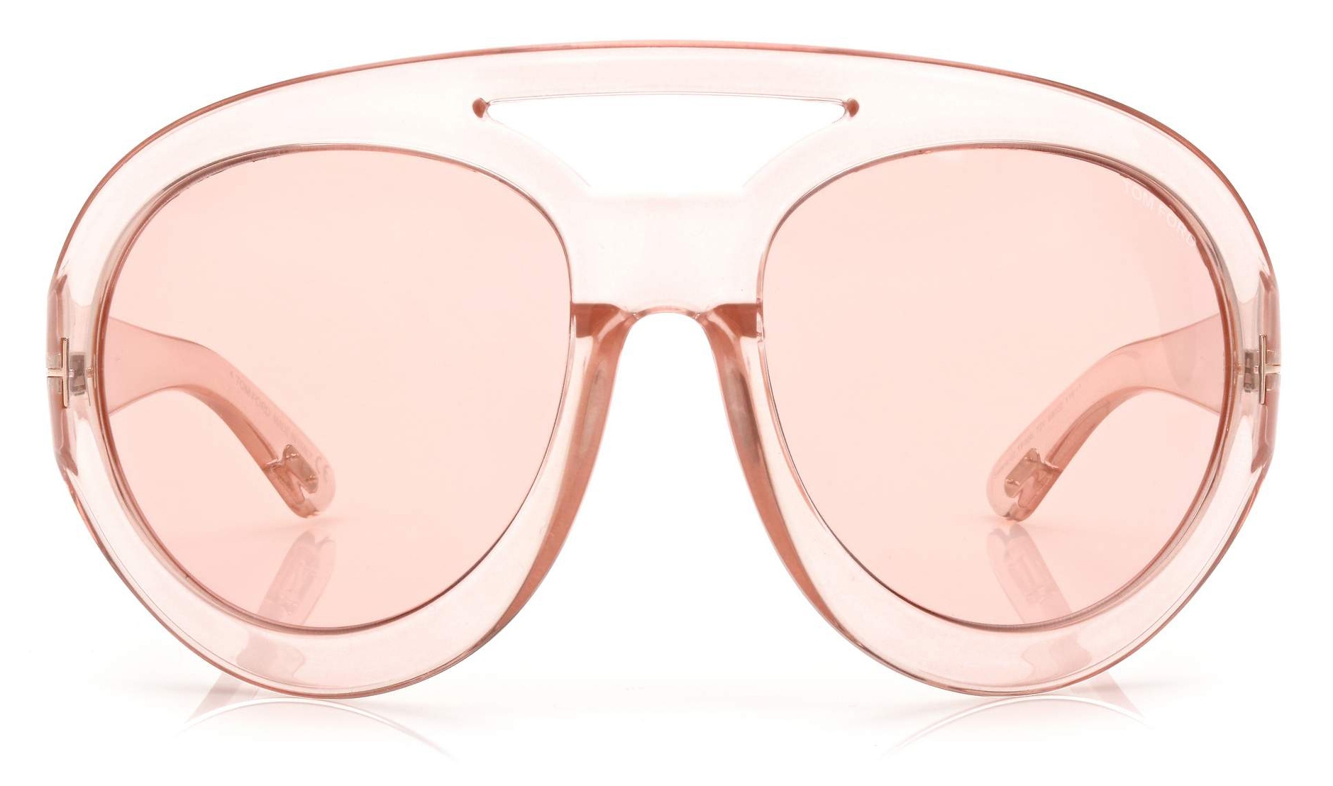 Tom Ford - Serena Round Oversized Sunglasses - Pink - FT0886 